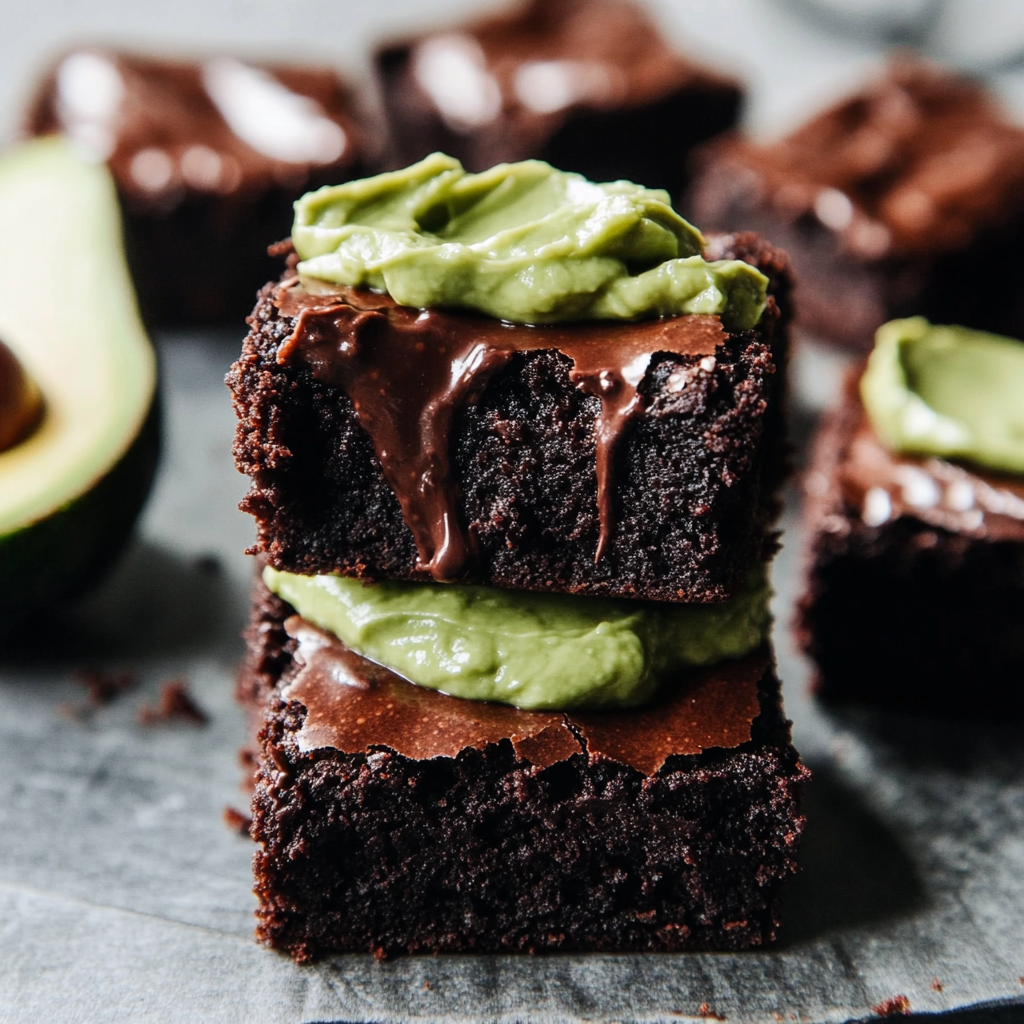 Black Bean Brownies with Avocado