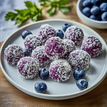 Current image: Blueberry Bliss Balls