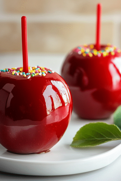Bright and Crunchy Candy Apples