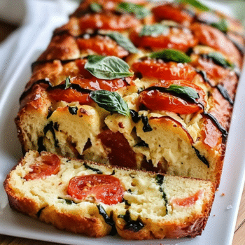 Current image: Caprese Quick Bread