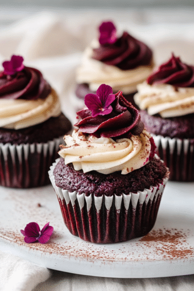 Chocolate Beet Cupcakes