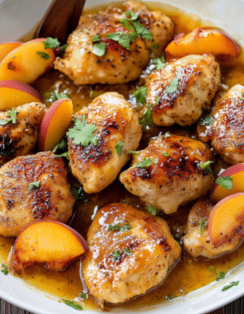 Coconut Peach Chicken