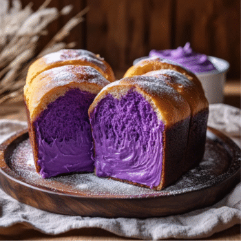Current image: Cozy Ube Milk Bread Tangzhong