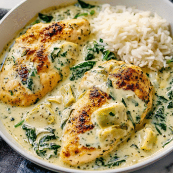 Creamy Spinach Artichoke Chicken