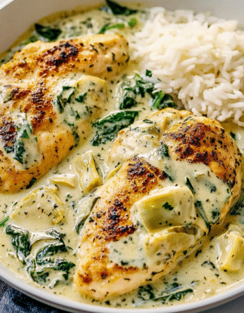 Creamy Spinach Artichoke Chicken