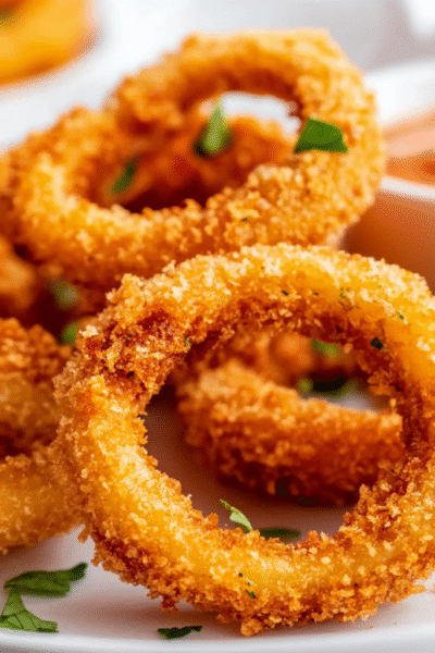 Crispy Air Fryer Keto Onion Rings