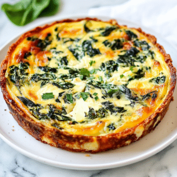 Crustless Spinach & Swiss Quiche Remix