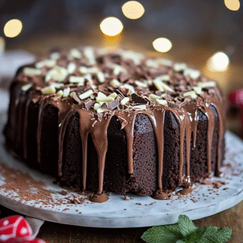 Decadent Keto Chocolate Pound Cake with Ganache Drizzle