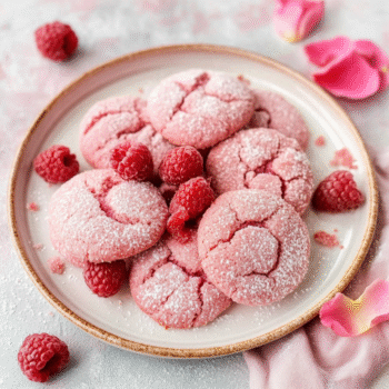 Current image: Delicious Raspberry Rose Cookies