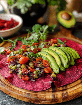 Easy Beet Tortilla Recipe (Gluten Free)