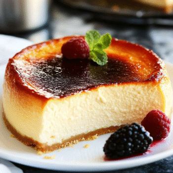Easy Creamy Burnt Basque Cheesecake Bliss Recipe