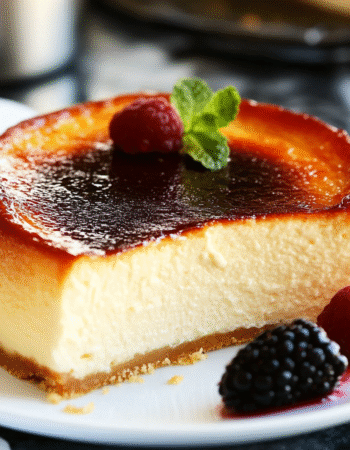 Easy Creamy Burnt Basque Cheesecake Bliss Recipe