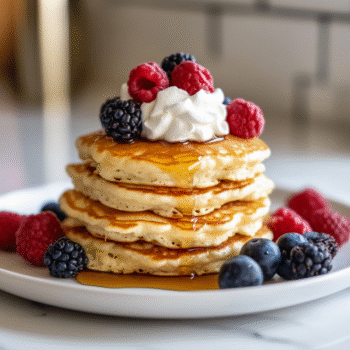 Current image: Easy Keto Cream Cheese Pancakes