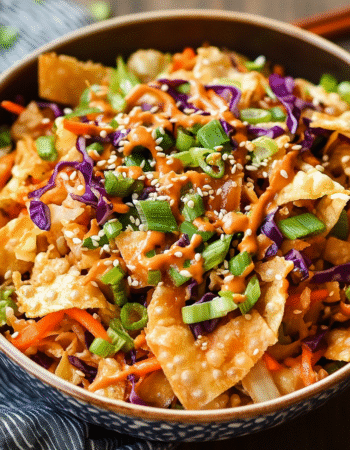 Egg Roll in a Bowl with Extra Crunchy Twist