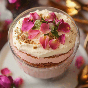 Elegant Rose Tiramisu