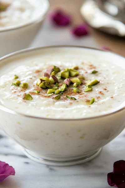 Fereni Recipe (Persian Rice Flour Pudding)