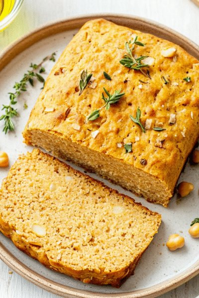 Flourless Chickpea Bread