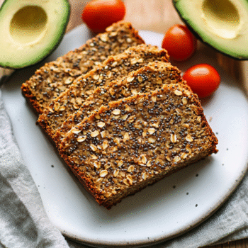 Flourless Oat and Chia Bread Healthy Homemade & Gluten-Free