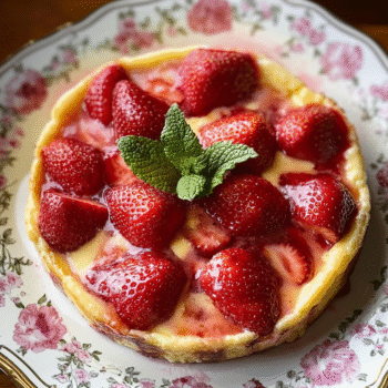 Current image: French Strawberry Flaugnarde
