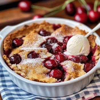 Fresh Cherry Cobbler