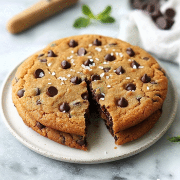 Giant Air Fryer Keto Chocolate Chip Cookie
