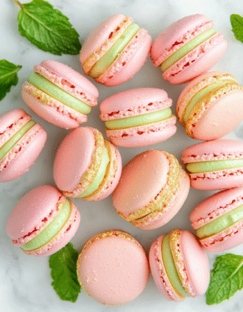 Guava Macarons Recipe with Creamy Guava Buttercream