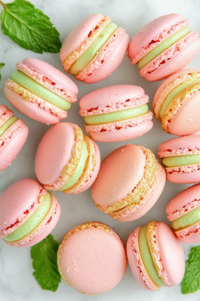Guava Macarons Recipe with Creamy Guava Buttercream