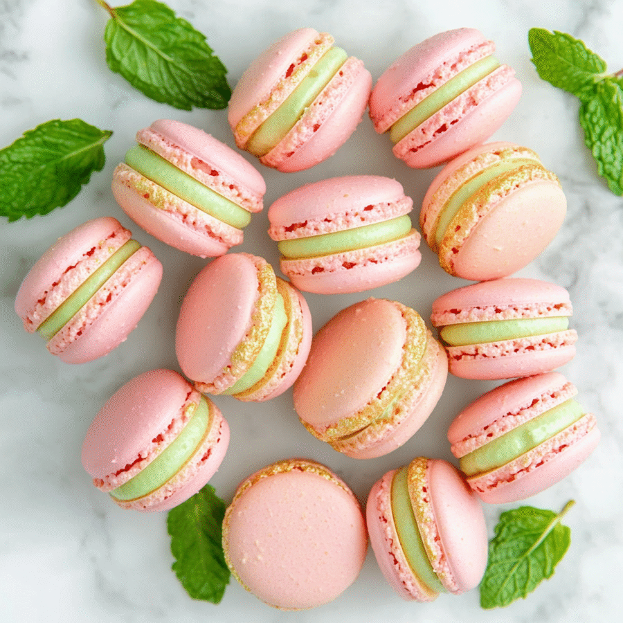 Guava Macarons Recipe with Creamy Guava Buttercream