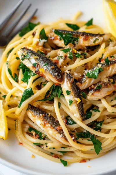 Healthy Sardine Pasta
