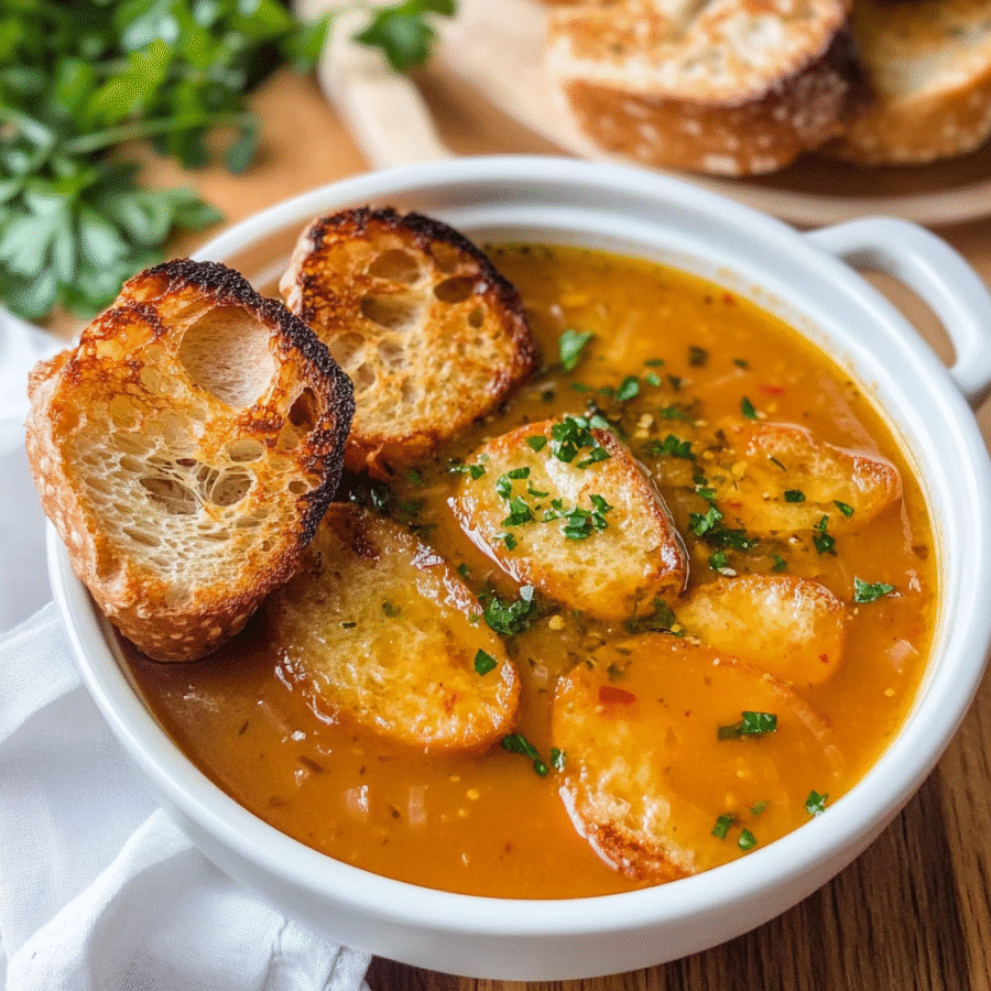 Healthy Spanish Garlic Soup