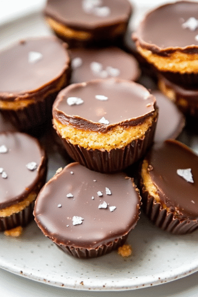 Healthy Twix Cookie Cups
