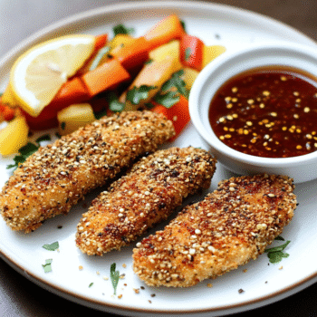 Hemp Seed Crusted High-Protein Chicken Tenders