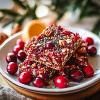 Irresistibly Healthy Raw Cranberry Nut