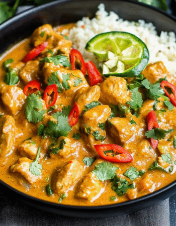 Keto Peanut Butter Chicken Curry Fusion