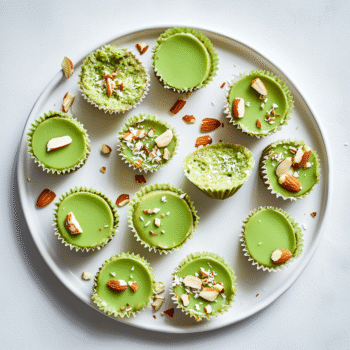 Current image: Matcha Coconut Almond Butter Cups