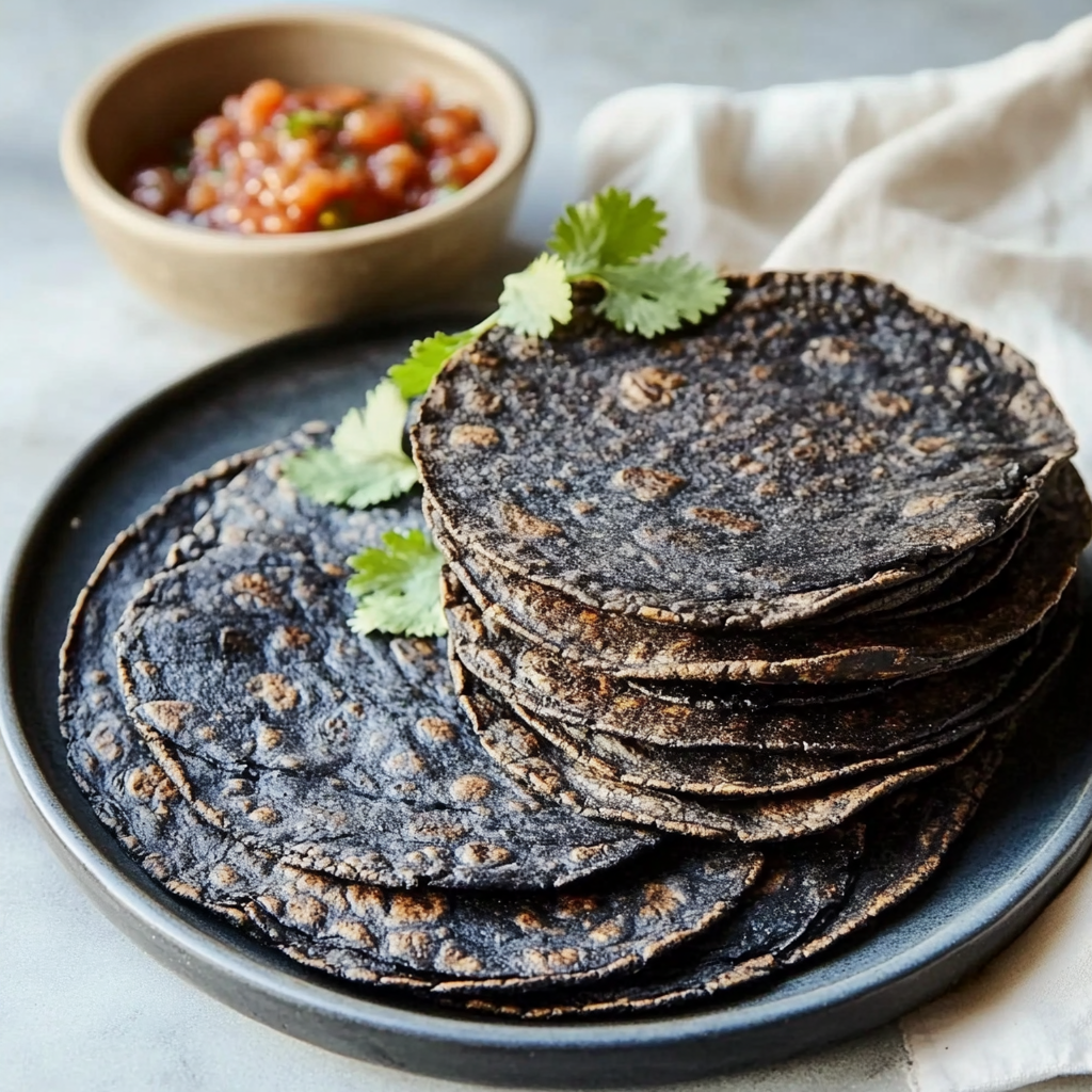 One Ingredienr Black Bean Tortillas