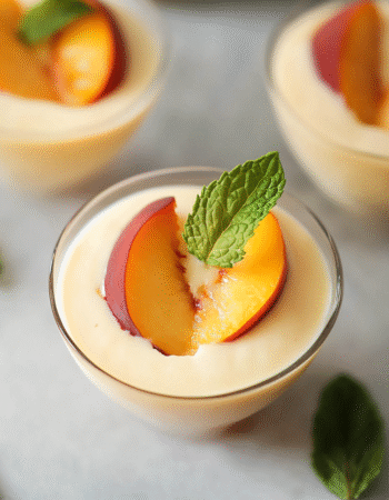 Peach Posset