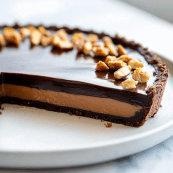 Peanut Butter Brownie Tart – High-Protein Keto Style