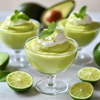 Raw Avocado Lime Mousse