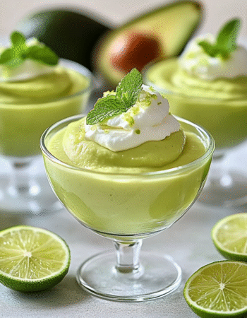 Raw Avocado Lime Mousse