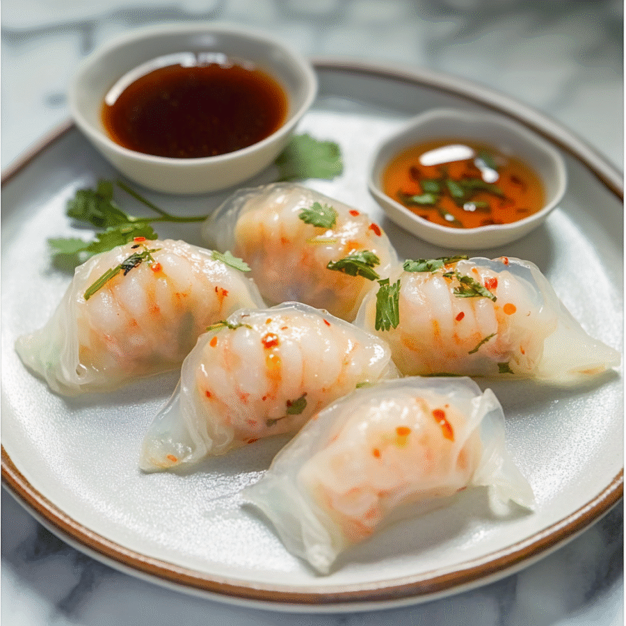 Rice Paper Har Gow (Shrimp Dumplings Hack)
