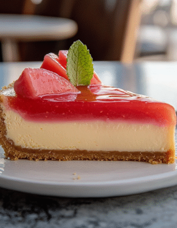 Rich & Creamy Guava Cheesecake