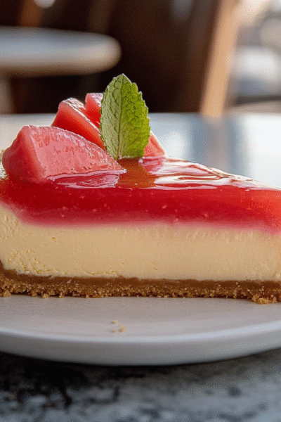 Rich & Creamy Guava Cheesecake
