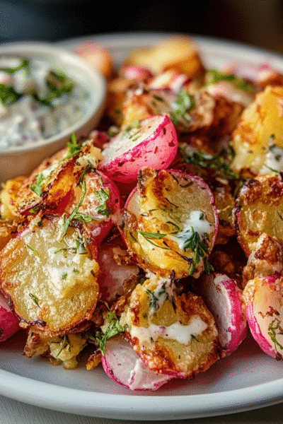 Smashed Radishes Taste Like Fries Low-Carb Secrets