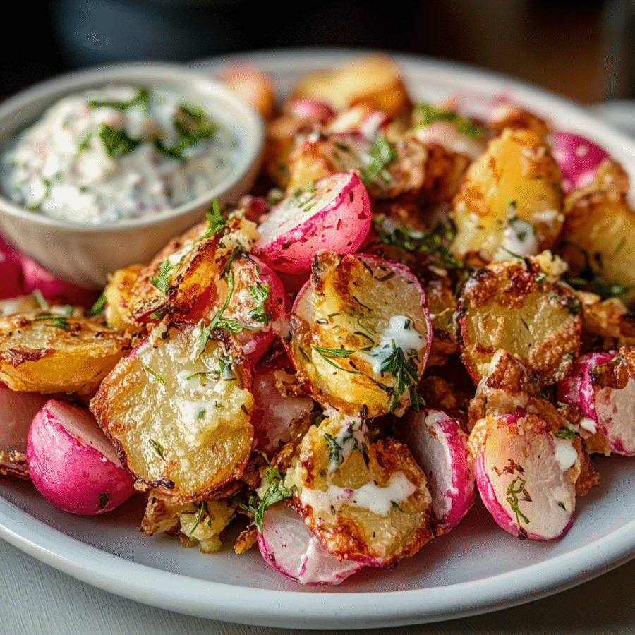Smashed Radishes Taste Like Fries Low-Carb Secrets