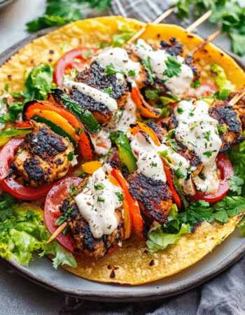 Smashed Tortilla Kebab Low-Carb Edition