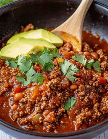 Spicy Keto Chili Con Carne with Smoky Notes