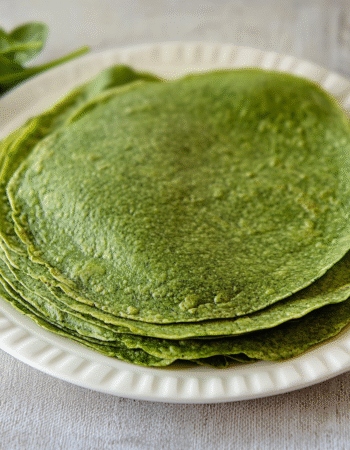 Spinach tortillas
