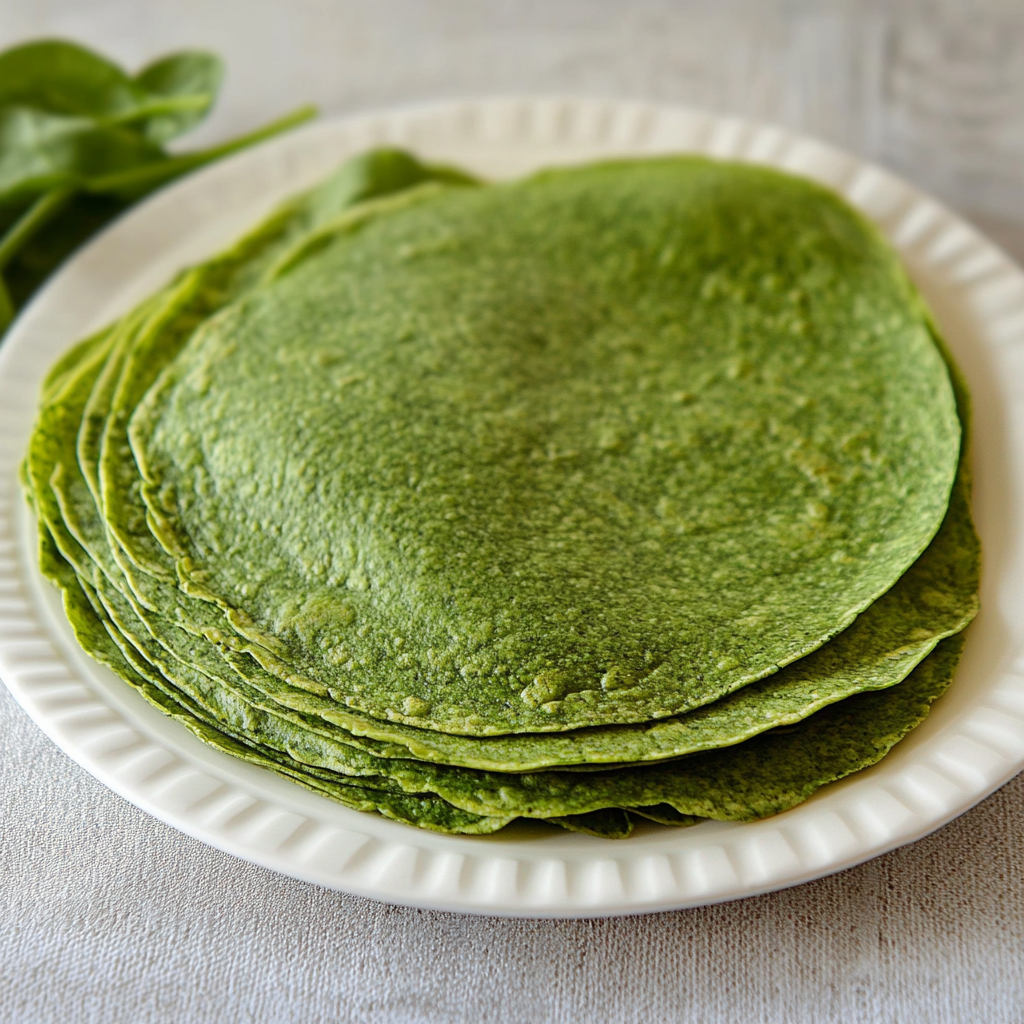 Spinach tortillas