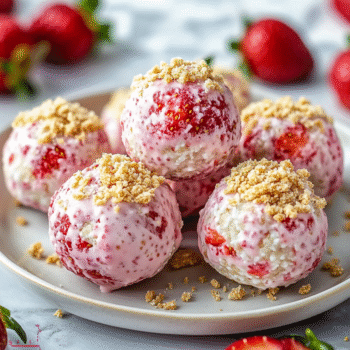 Strawberry Cheesecake Protein Balls